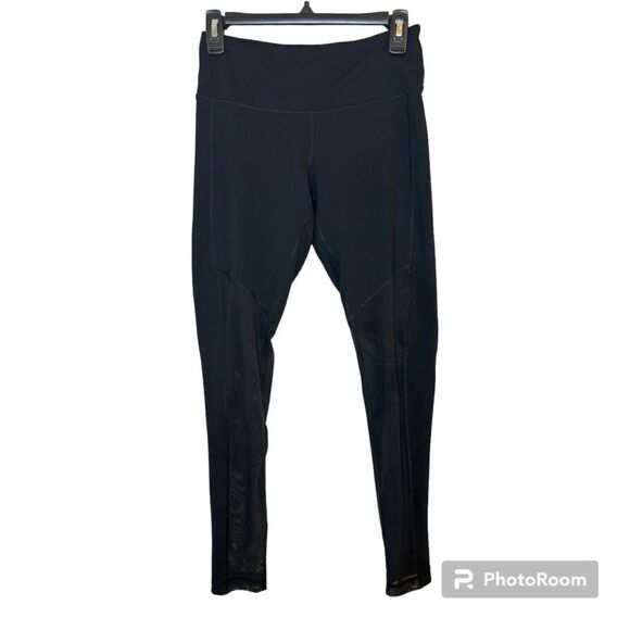 90 Degree by Reflex Black Mesh Athletic Leggings Size Small - Picture 1 of 10